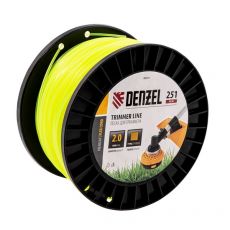 Леска для садовых триммеров Denzel FLEX CORD 96291 (2 мм, 251 м, квадрат)