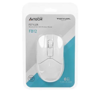 Мышь A4Tech Fstyler FB12 мышь белый